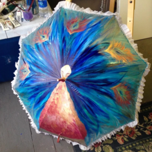 Peacock Parasol