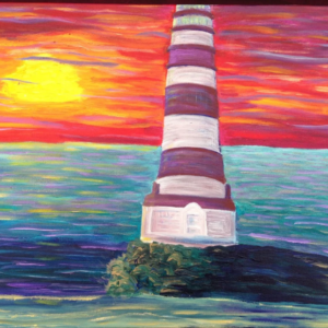 Lighthouse at Sunset